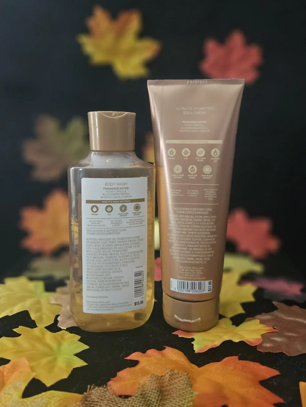 Bath & Body Works Whipped Honey & Vanilla Body Care Set - Beige, White